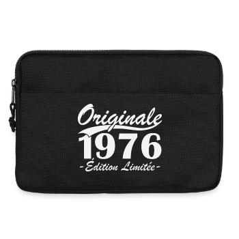 Originales Retro-Geburtstagsgeschenk von 1976 - Laptoptasche 13" - Schwarz - Vorne