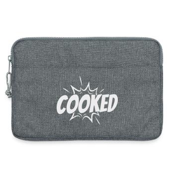 Cooked Explosiver Comic-Style - Laptoptasche 13" - Grau meliert - Vorne