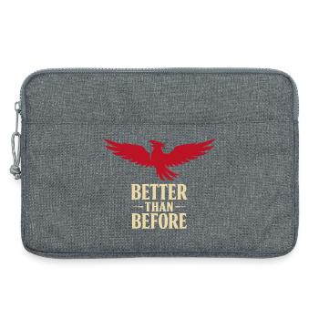 Heilungsreise Zur Transformation Innerer Stärke - Laptoptasche 13" - Grau meliert - Vorne