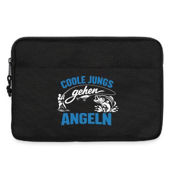 angeln coole jungs geschenk männer - Laptoptasche 13" - Schwarz - Vorne