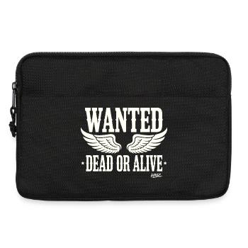 Wanted Dead or Alive mit Flügeln - Laptoptasche 13" - Schwarz - Vorne