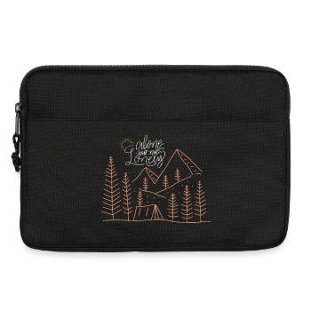 Lonely camping adventure - Laptop bag 13" - black - Front