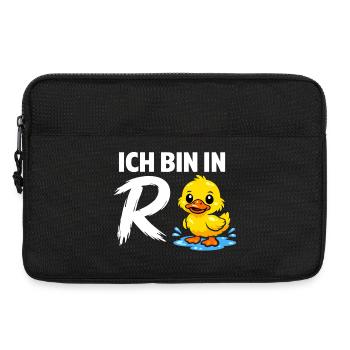 Rente Ente Ich Bin In Rente Geschenk - Laptoptasche 13" - Schwarz - Vorne