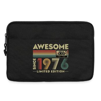 Cadeau d’anniversaire pour le 50e anniversaire 1976 Vintage Retro - Sacoche pour ordinateur portable 13 pouces - noir - Devant