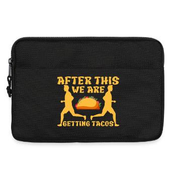 Marathon Runner After We Getting Tacos Running - Laptoptasche 13" - Schwarz - Vorne