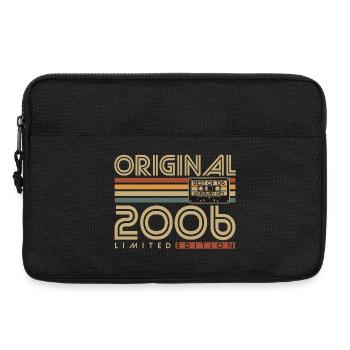 2006 Vintage Vintage Rétro Cadeau d’anniversaire - Sacoche pour ordinateur portable 13 pouces - noir - Devant