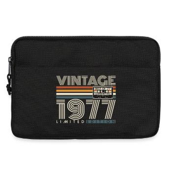 1977 Vintage Vintage Retro Birthday Gift - Laptop bag 13" - black - Front