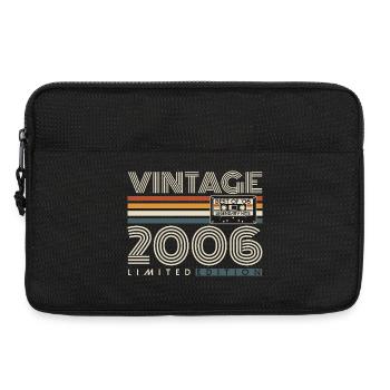 2006 Vintage Vintage Rétro Cadeau d’anniversaire - Sacoche pour ordinateur portable 13 pouces - noir - Devant
