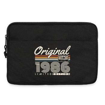 1986 Vintage Vintage Retro Birthday Gift - Laptop bag 13" - black - Front