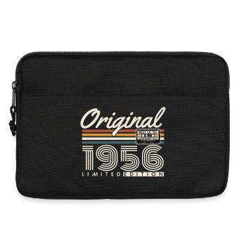 1956 Vintage Vintage Rétro Cadeau d’anniversaire - Sacoche pour ordinateur portable 13 pouces - noir - Devant