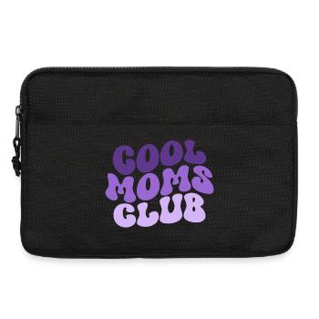 Cool Moms Club - Muttertag Mama Geschenk - Laptoptasche 13" - Schwarz - Vorne