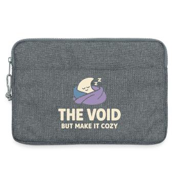 Existenzieller Humor, Nihilismus, Humor, - Laptoptasche 13" - Grau meliert - Vorne