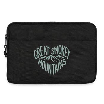 Conception du cœur des Great Smoky Mountains - Sacoche pour ordinateur portable 13 pouces - noir - Devant