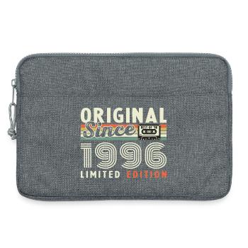 1996 Vintage Retro Birthday Gift - Laptop bag 13" - heather grey - Front