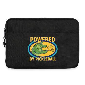 Pickleball propulsé par Joueur drôle de Pickleball - Sacoche pour ordinateur portable 13 pouces - noir - Devant