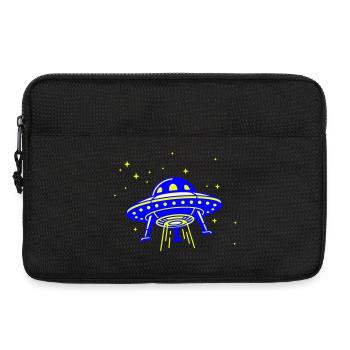 UFO – Besuch aus einer anderen Galaxie - Laptoptasche 13" - Schwarz - Vorne