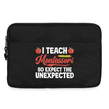 Montessori-Arbeiterbildungsmethode Montessori - Laptoptasche 13" - Schwarz - Vorne