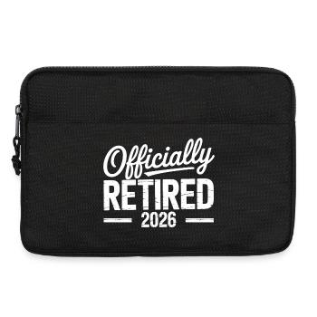 Retired 2026 Funny Retired Graphic Men Retirement - Sacoche pour ordinateur portable 13 pouces - noir - Devant