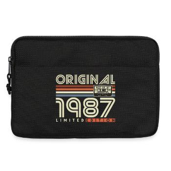 1987 Birthday Vintage Retro Gift - Laptop bag 13" - black - Front