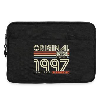 1997 Geburtstag Vintage Retro Geschenk - Laptoptasche 13" - Schwarz - Vorne