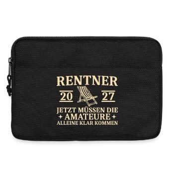Rentner 2027 Abschiedsgeschenk Kollege Lustig - Laptoptasche 13" - Schwarz - Vorne