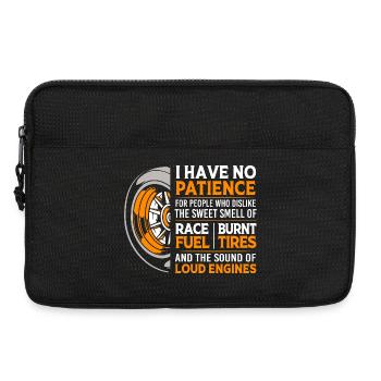 Drag Race - Laptop bag 13" - black - Front