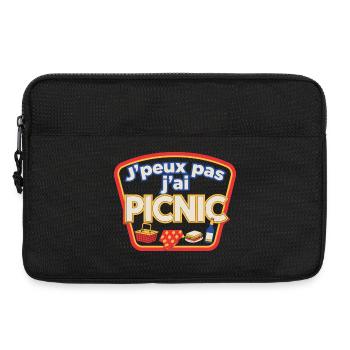 J'peux pas j'ai picnic - Sacoche pour ordinateur portable 13 pouces - noir - Devant