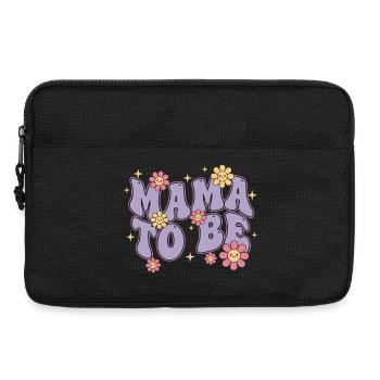 Révélation du sexe Maman pour être la mère de la baby shower Papa - Sacoche pour ordinateur portable 13 pouces - noir - Devant