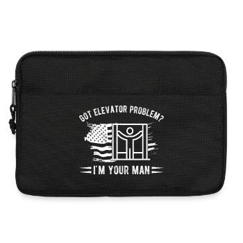 Elevator Inspector I´m Your Man Engineer USA - Laptoptasche 13" - Schwarz - Vorne