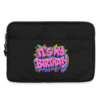 Its My Birthday Graffiti Colorfest - Laptop bag 13" - black - Front