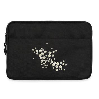 Holunderblüten Botanisches Blumenmotiv   - Laptoptasche 13" - Schwarz - Vorne
