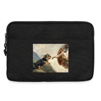 Hund Gottes Hand Havaneser Hunde meme - Laptoptasche 13" - Schwarz - Vorne