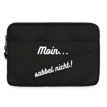 Heimatliebe Nord/ Moin - Laptoptasche 13" - Schwarz - Vorne