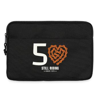 50 Jahre Fahrrad fährt immer noch Geburtstagsgeschenk - Laptoptasche 13" - Schwarz - Vorne