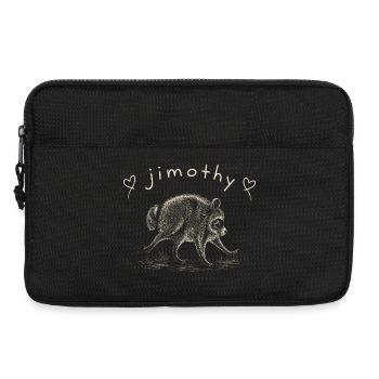 Cute Raccoon | Vintage Woodland Animal Illustratio - Laptop bag 13" - black - Front