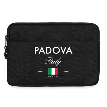 Padua Italy Coordinates Travel Souvenir - Laptop bag 13" - black - Front