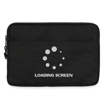 LOADING SCREEN - Laptoptasche 13" - Schwarz - Vorne