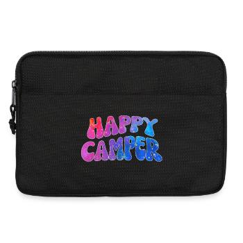 Lettrage Farbenspiel Happy Camper - Sacoche pour ordinateur portable 13 pouces - noir - Devant