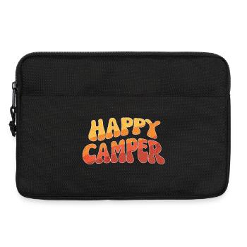 Happy Camper Retro Schrift - Laptoptasche 13" - Schwarz - Vorne