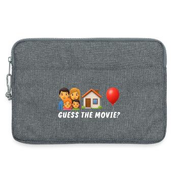Devinez le film Drôle Humoristique - Sacoche pour ordinateur portable 13 pouces - gris chiné - Devant