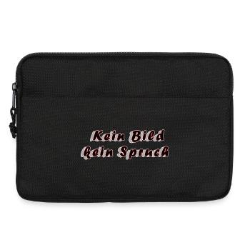 Pas de photo, pas de slogan – minimalisme anti-slogan - Sacoche pour ordinateur portable 13 pouces - noir - Devant