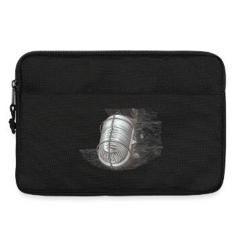 Sketchy wire rope lantern - Laptop bag 13" - black - Front