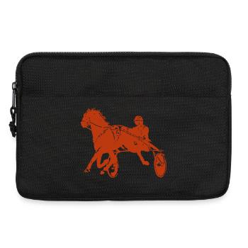 Trotteurs Trot Courses de chevaux - Sacoche pour ordinateur portable 13 pouces - noir - Devant
