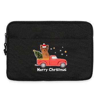 Pick-up Yorkie Christmas Tree - Sacoche pour ordinateur portable 13 pouces - noir - Devant