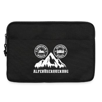 Alpenüberquerung München - Venedig - Laptoptasche 13" - Schwarz - Vorne