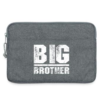 Orwellian Surveillance Bold - Laptop bag 13" - heather grey - Front
