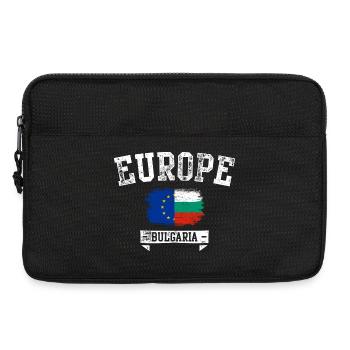 Europe Bulgarie Drapeau de la brosse - Sacoche pour ordinateur portable 13 pouces - noir - Devant