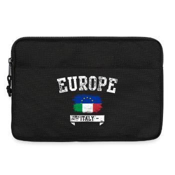 Europe Italie Pinceau Drapeau - Sacoche pour ordinateur portable 13 pouces - noir - Devant