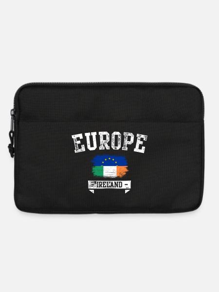 Flagge Irlands - Laptoptasche 13" - Schwarz