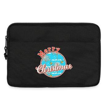 Merry christmas xmas - Sacoche pour ordinateur portable 13 pouces - noir - Devant